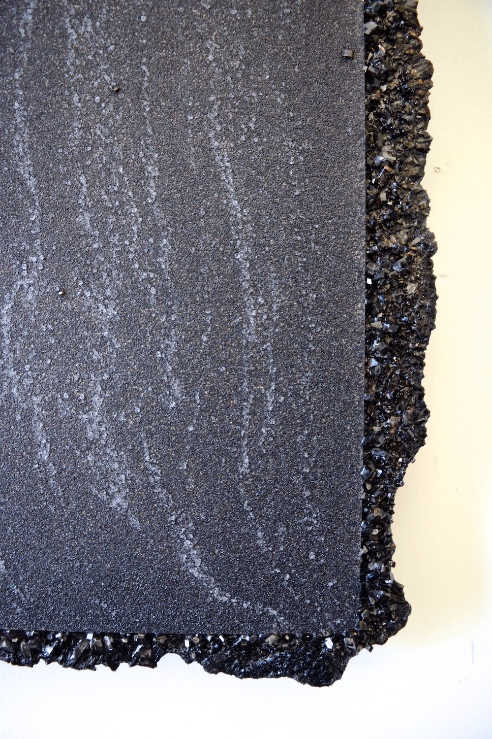 black rock candy painting detail